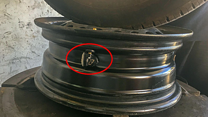 fallo del sensor de presión de los neumáticos