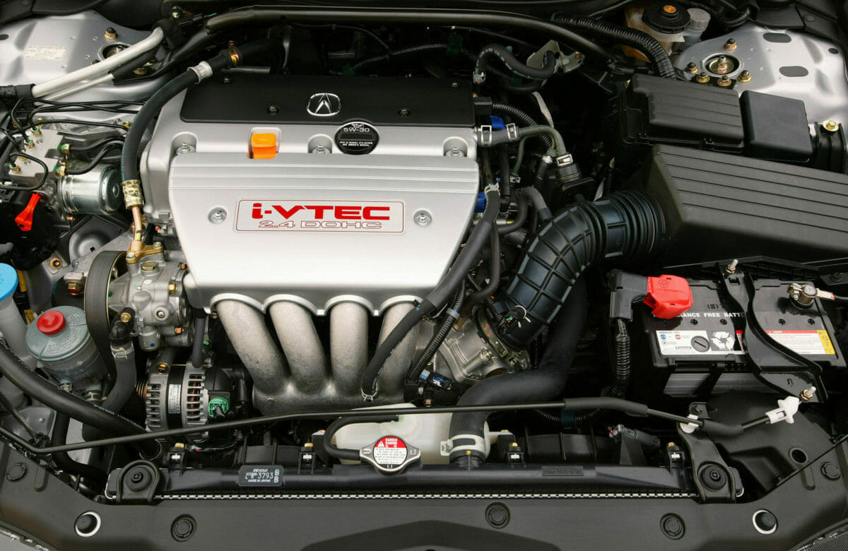 2004 Acura TSX K24 motor de cuatro cilindros.