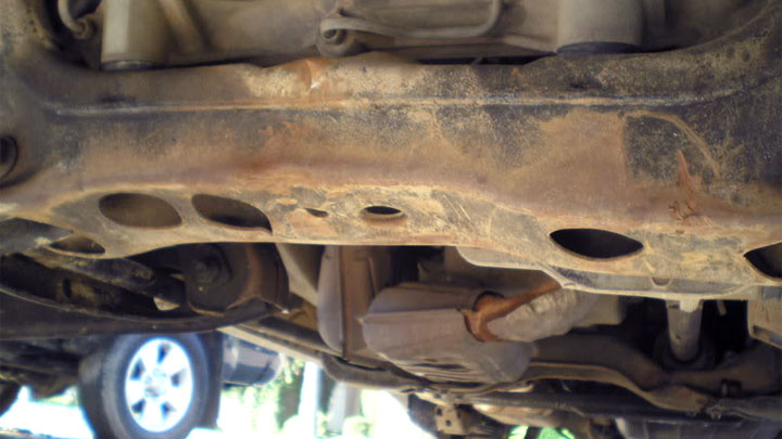 daños estructurales del coche