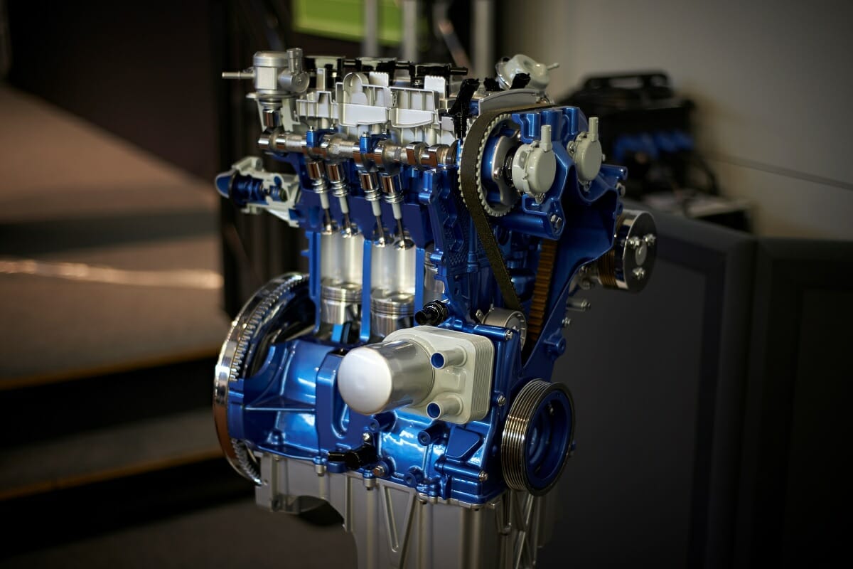 Motor EcoBoost de 3 cilindros - Foto de Ford 