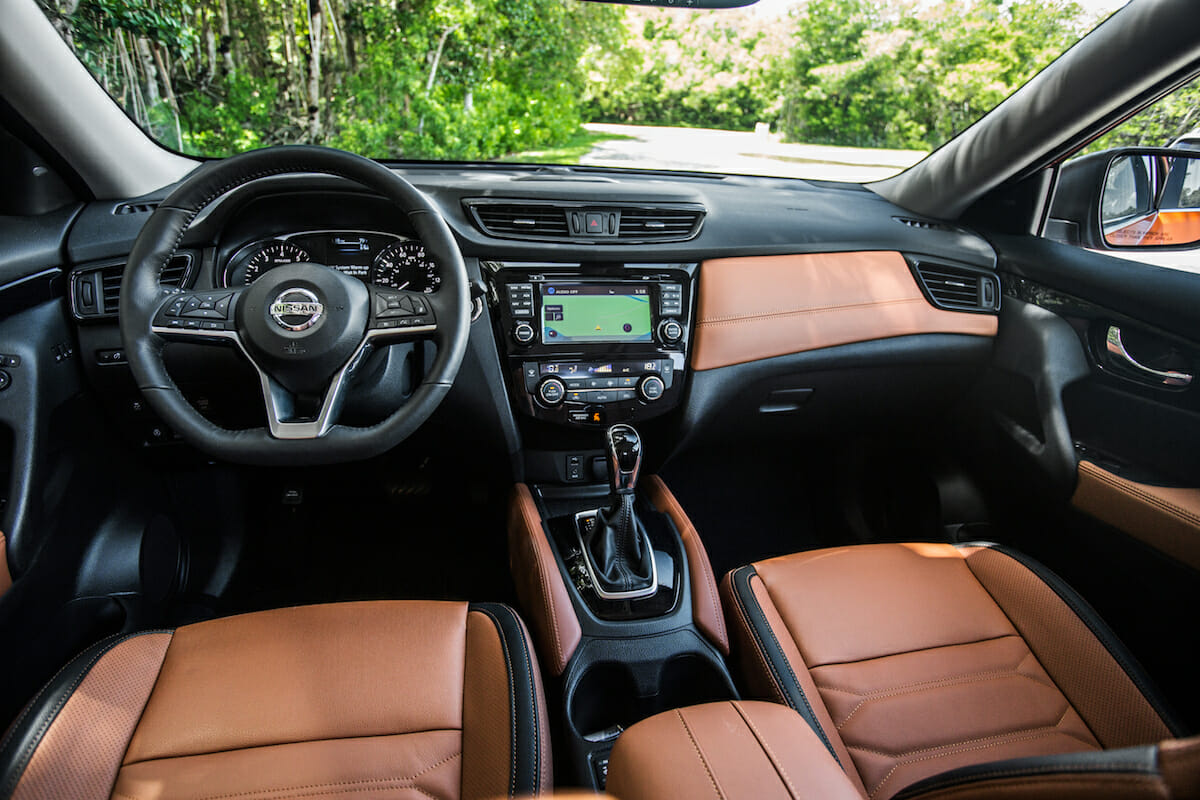 Interior del Nissan Rogue 2018 – Foto de Nissan