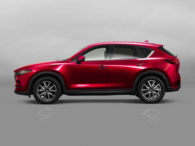 Rojo 2018 Mazda CX-5 lado del conductor