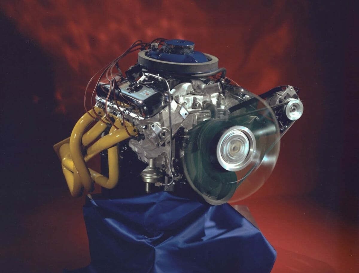 Chevy Big Block V8 Motor Clásico Carburador Vintage