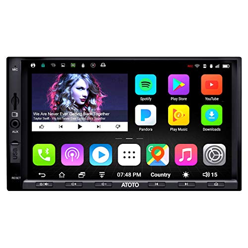 ATOTO A6 Doble Din Android Car Navigation Stereo with Dual Bluetooth - Standard...