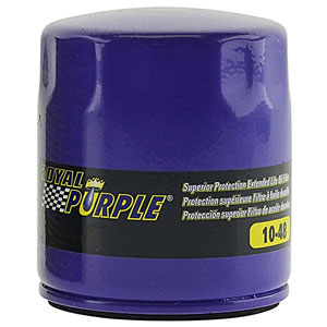 Revisión del filtro de aceite Royal Purple