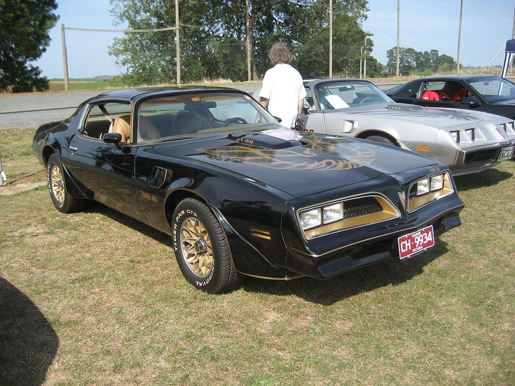 Pontiac Edición Especial Trans-Am Negro 1977