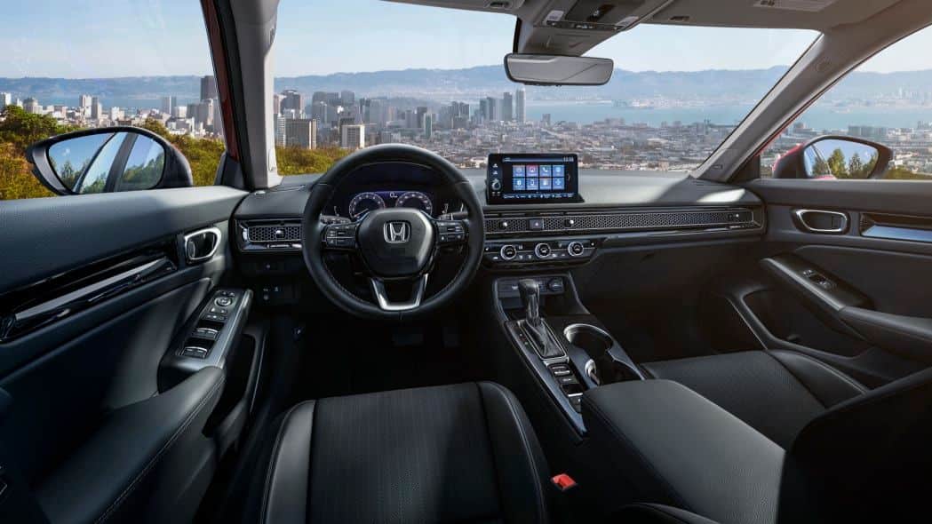 interior del Honda Civic Sport 2022
