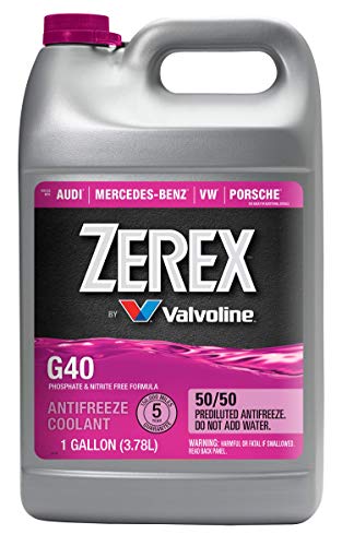 Anticongelante/refrigerante pre-diluido listo para usar Zerex G40 sin fosfato ni nitrito 50/50, 1 GA, 861399-EA