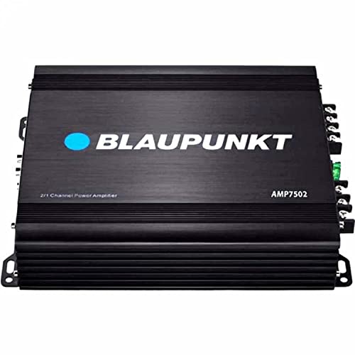 Amplificador de 2 canales y rango completo BLAUPUNKT de 750 W (AMP7502)