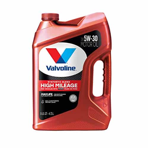 Aceite de motor Valvoline High Mileage con tecnología MaxLife SAE 5W-30 Synthetic Blend