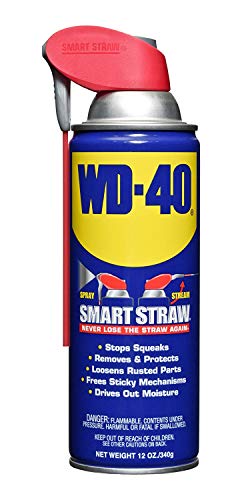 Lubricante en spray WD-40 Smart Straw, lata de aerosol de 11 onzas