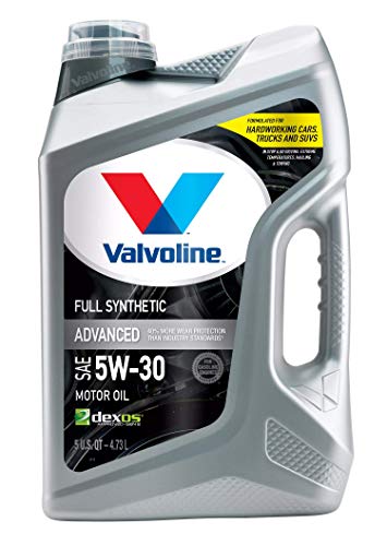 Aceite de motor Valvoline Advanced Full Synthetic SAE 5W-30 5 QT (el envase puede variar)