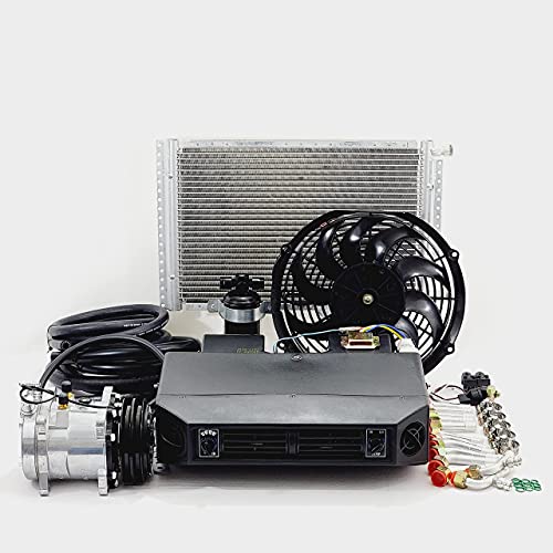 ACforCars Kit completo de sistema de aire acondicionado universal Compresor
