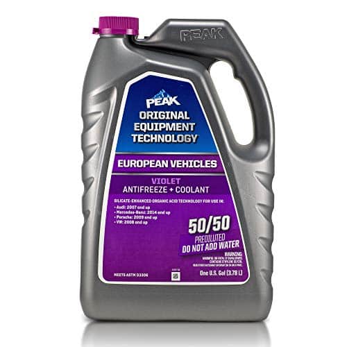 Anticongelante/refrigerante pre-diluido PEAK OET Extended Life Violet 50/50 para vehículos europeos