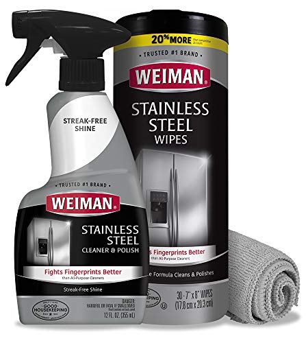 Kit limpiador de acero inoxidable Weiman