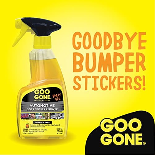 Goo Gone Automotive - Limpia los interiores, las carrocerías y las llantas de los automóviles, elimina los insectos y las pegatinas - 12 Fl. Oz.
