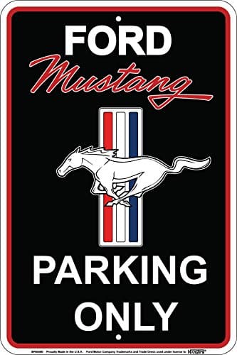 Señal de estacionamiento Ford Mustang Negro