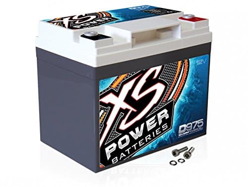 XS Power D975 XS Series 12V 2.100 Amp AGM Batería de alta salida con perno de terminal M6