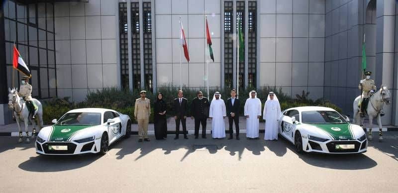 Audi R8 Policía de Dubai