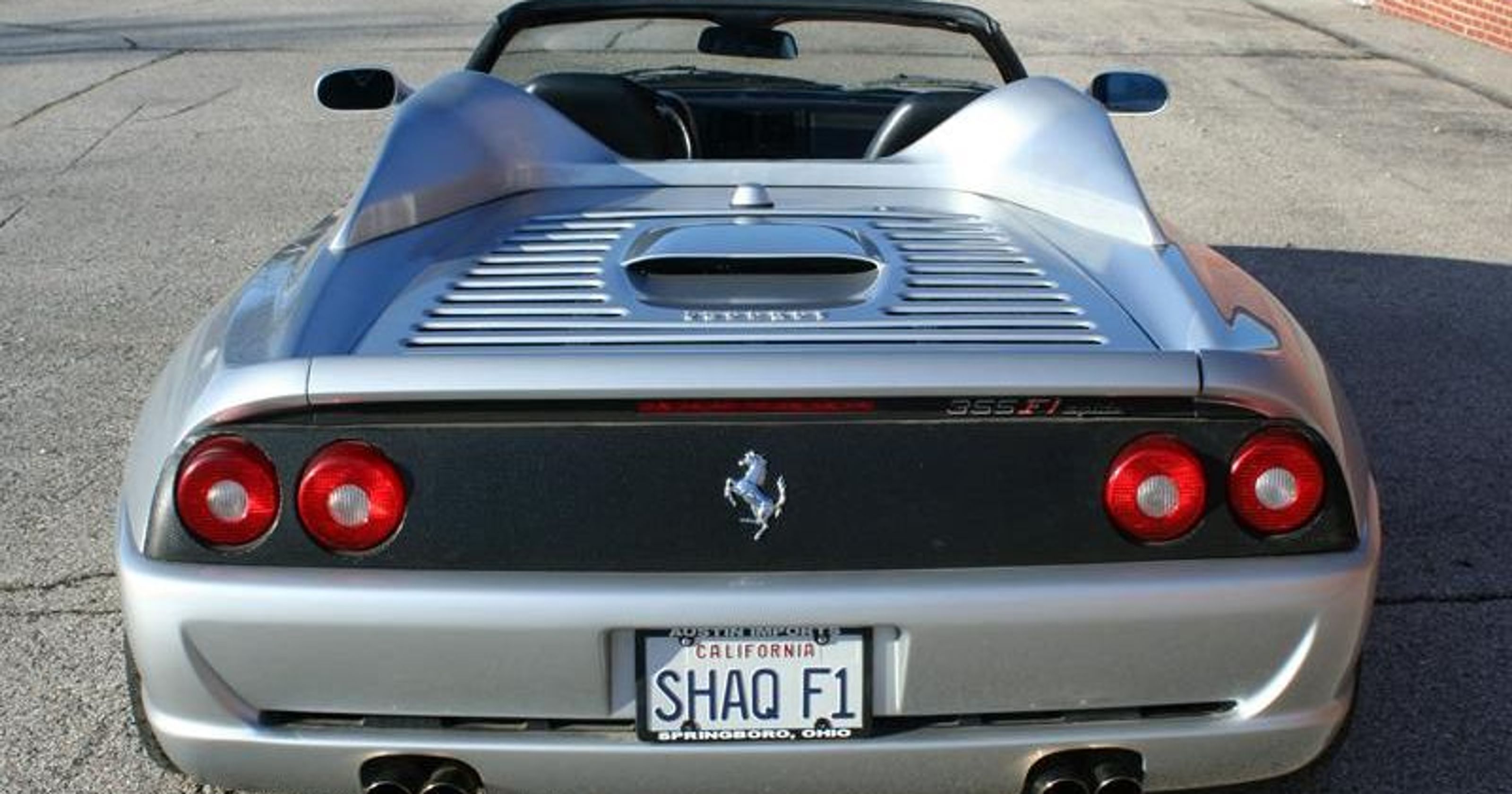 El Ferrari F1 Spider de Shaq