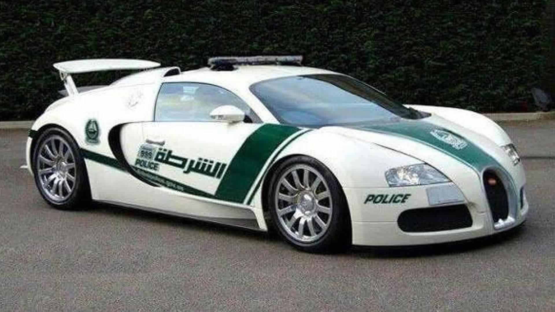 Coche de policía Bugatti Veyron