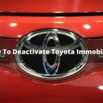 Cómo desactivar el inmovilizador de Toyota