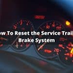 Cómo restablecer el sistema de frenos del remolque de servicio