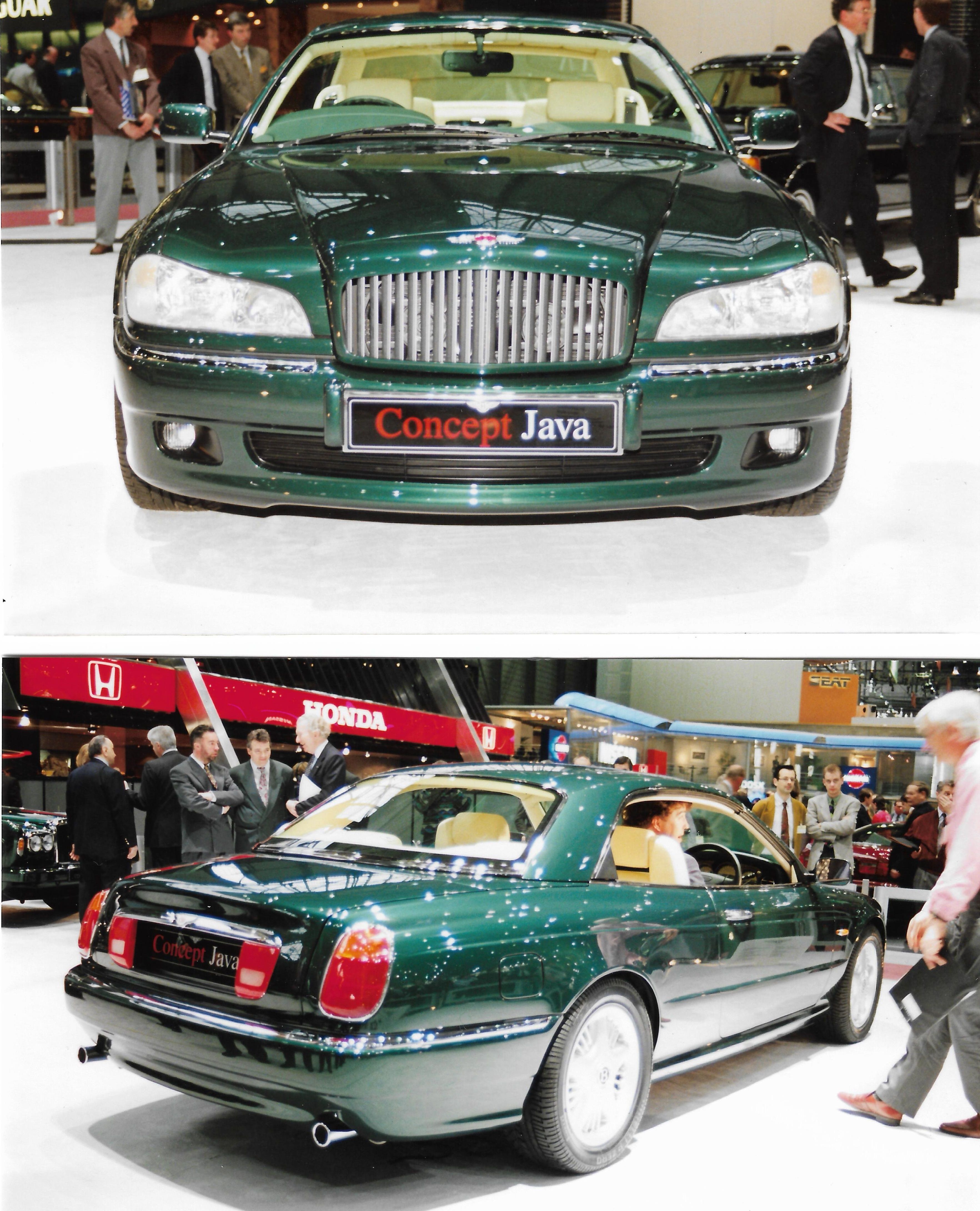 Concepto Bentley Java en el Salón del Automóvil de Ginebra de 1994