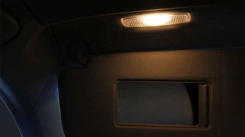 luz interior del coche