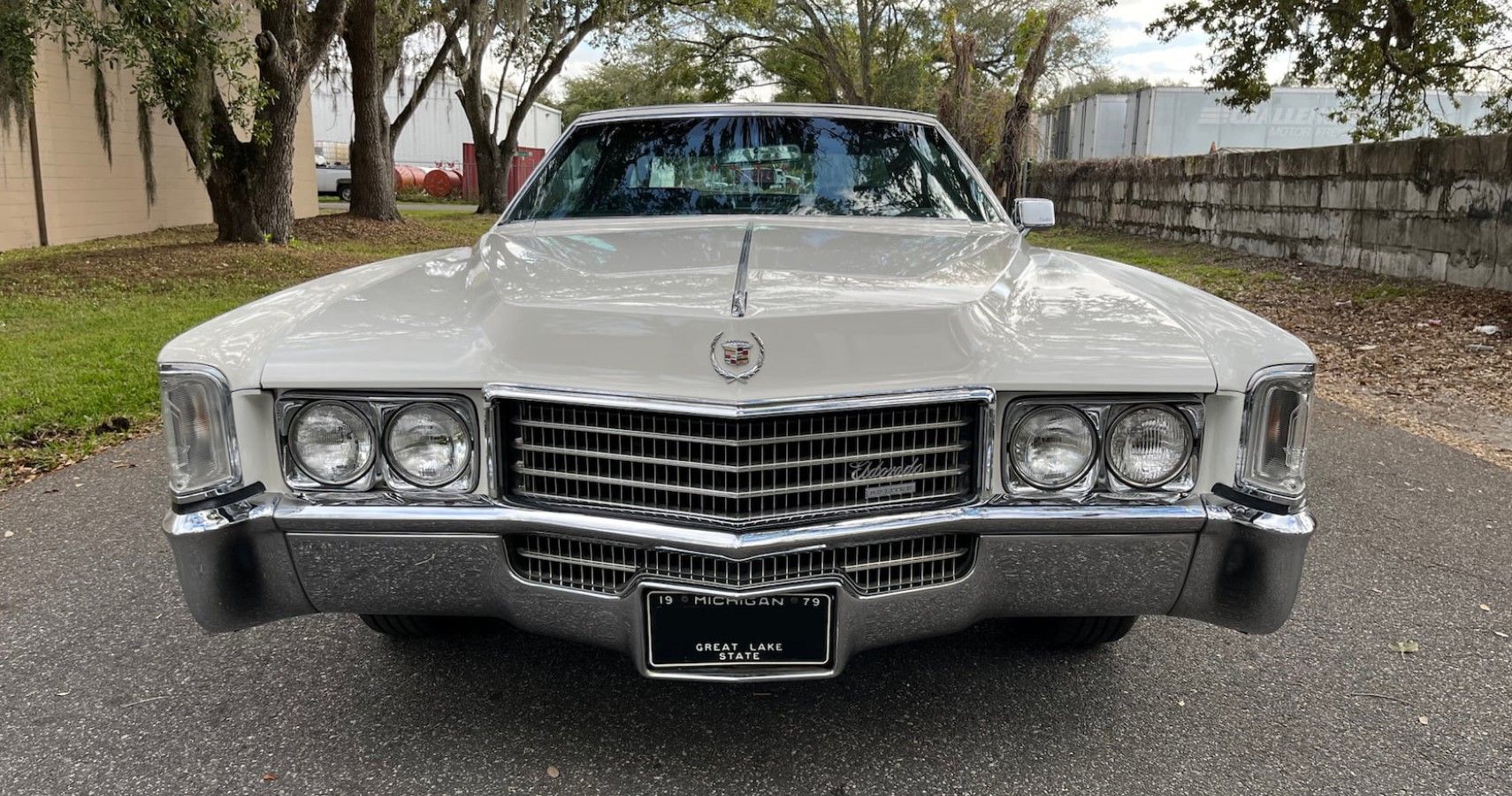 vista frontal del Cadillac Eldorado de 1970