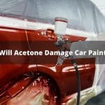 ¿Daña la acetona la pintura del coche?