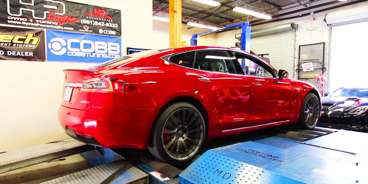 Banco de potencia del Tesla Model S Plaid