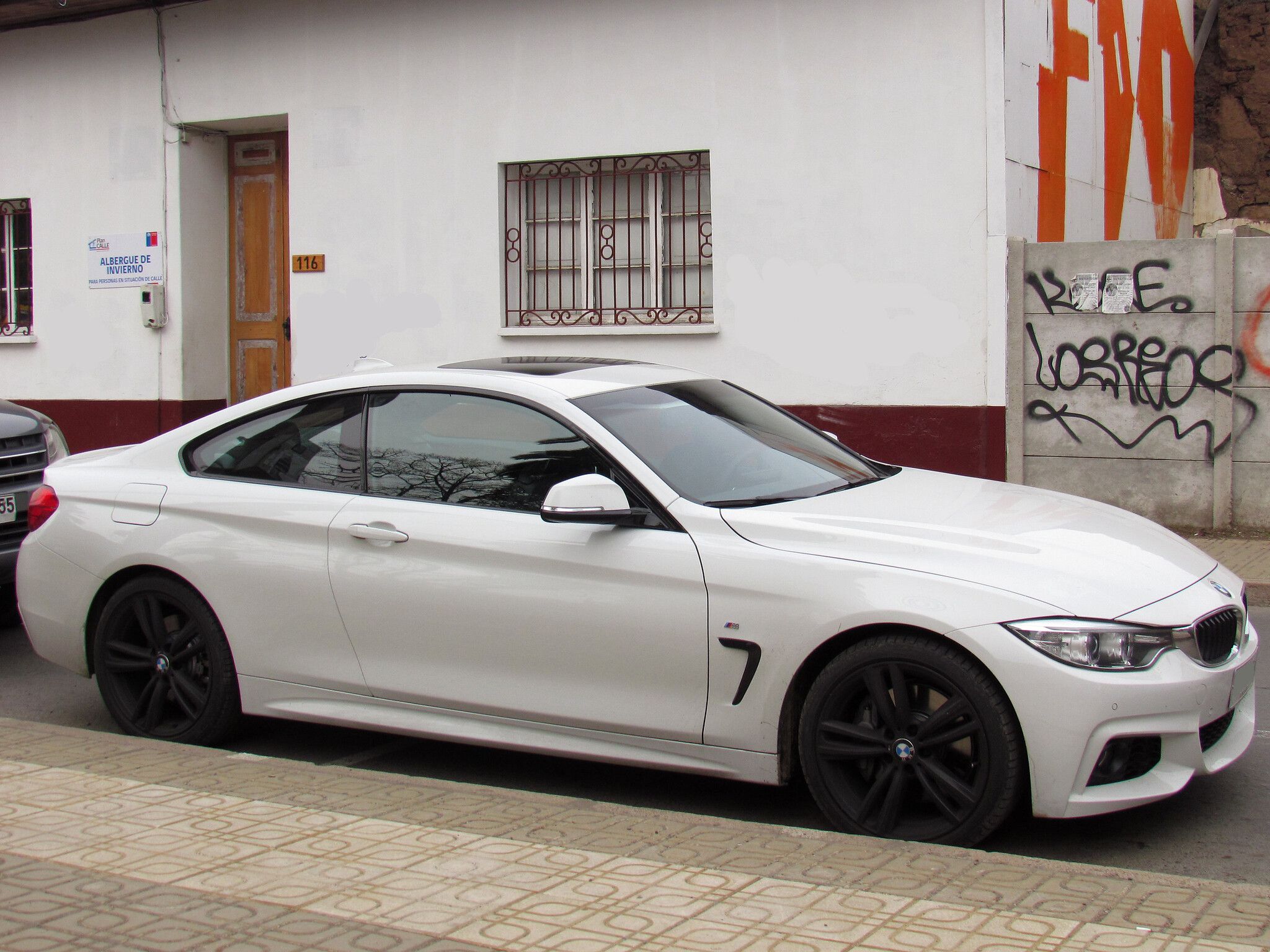 2014 BMW Serie 4 Coupé en blanco