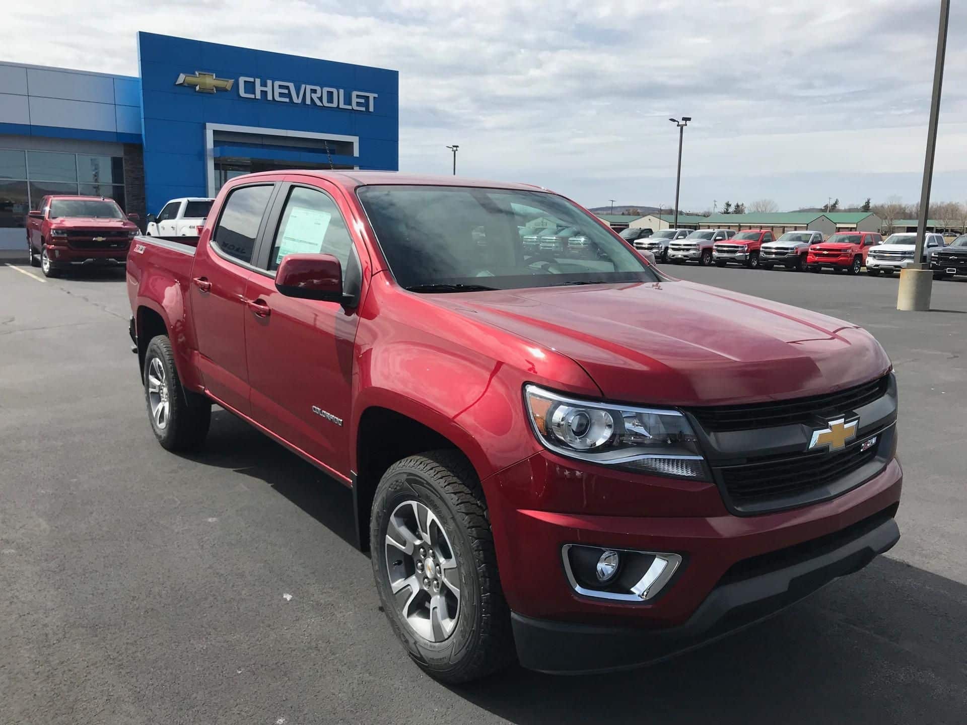 Chevrolet Colorado rojo 2016
