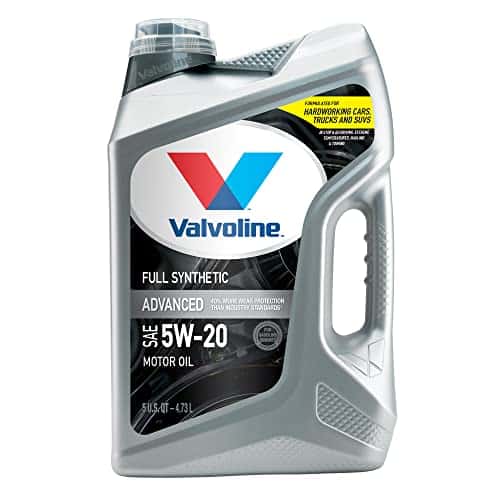 Aceite de motor Valvoline Advanced Full Synthetic SAE 5W-20 5 QT (el envase puede variar)