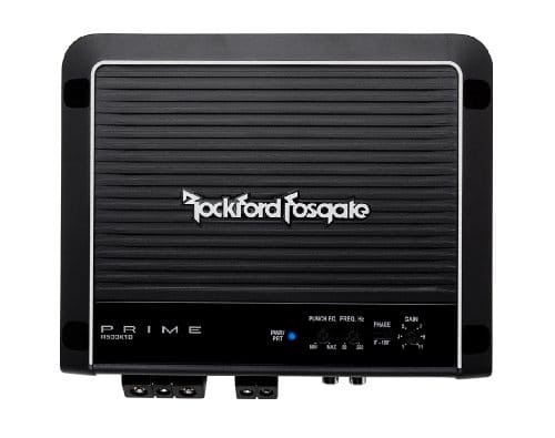 Amplificador Rockford Fosgate R500X1D Prime de 1 canal de clase D,NEGRO