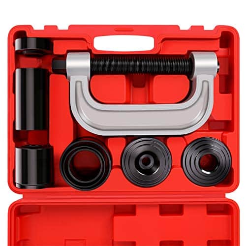 Kit de herramientas de prensado de rótulas y extracción de rótulas con adaptadores 4×4, para la mayoría de los coches y camiones ligeros de 2WD y 4WD