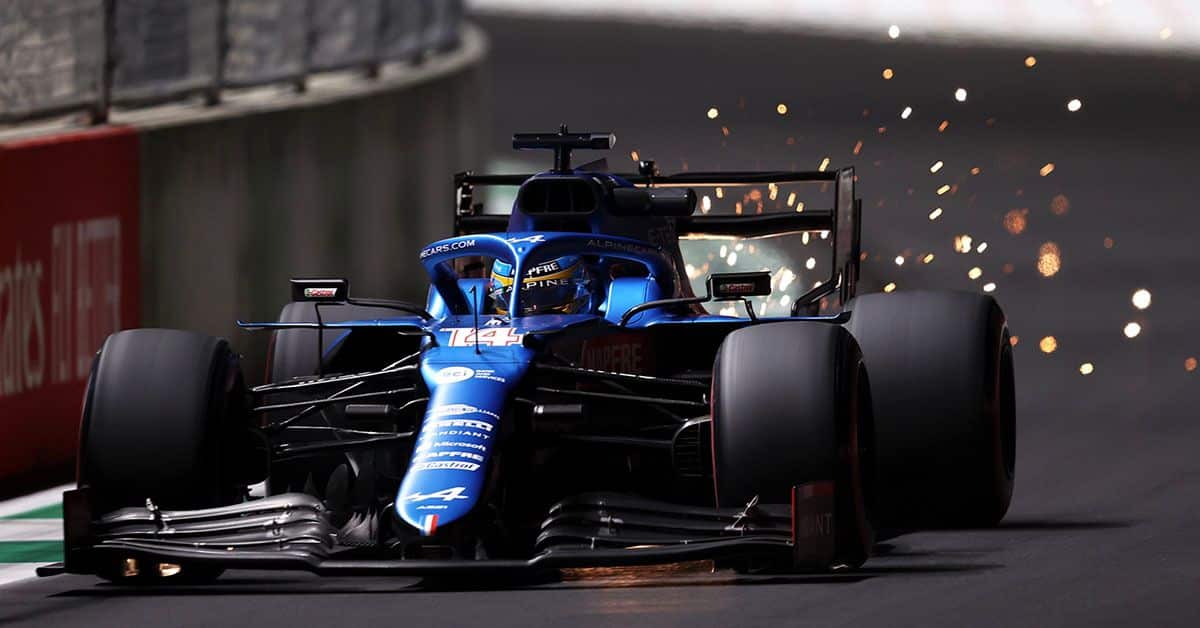 Fernando Alonso Coche Alpino de F1 2021