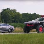 Mira de qué manera el Audi RS E-Tron GT se enfrenta al RS Q E-Tron para poder ver si el Dakar es verdaderamente más veloz