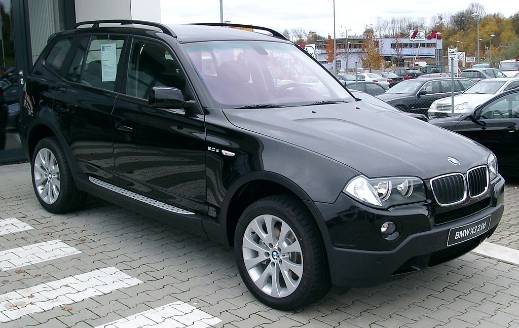 El BMW X3 en negro