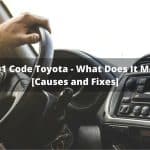 Código C1201 Toyota - ¿Qué significa? [Causes and Fixes]