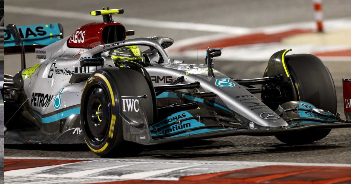 Coche W13 2022 del equipo Mercedes-AMG PETRONAS F1