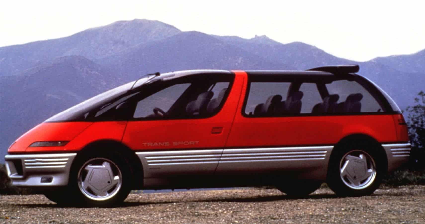 Vista lateral del Pontiac Trans Sport Minivan Concept