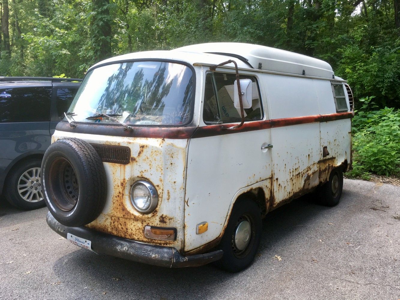 Un Volkswagen Westfalia oxidado será caro de reparar