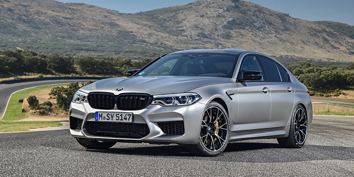BMW M5 Competition plateado 2019 - Vista frontal