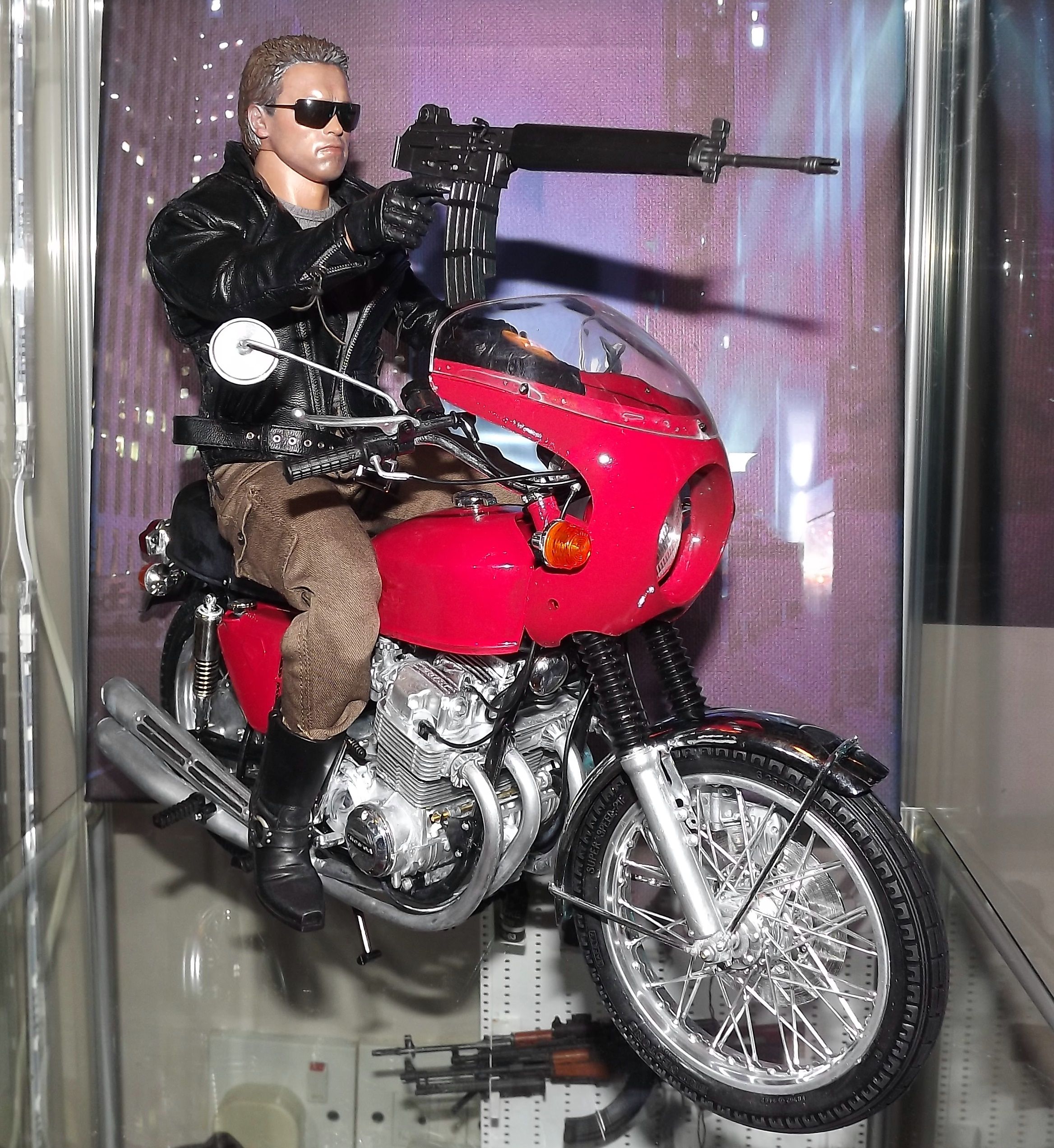 Modelo de juguete Honda CB750 Four de la primera película de Terminator