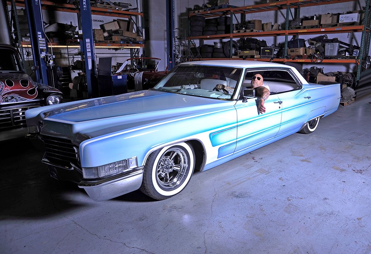 Cadillac DeVille 1969 azul