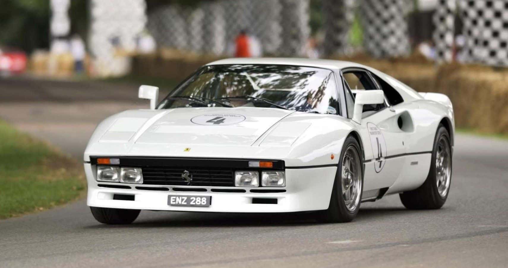 el Ferrari 288 GTO de 1985 en el festival de la velocidad de Goodwood