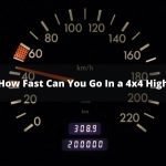 ¿A qué velocidad puedes ir en un 4×4 alto?