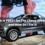 ¿Qué es el P0521 en el Chevy Silverado y cómo lo arreglo?